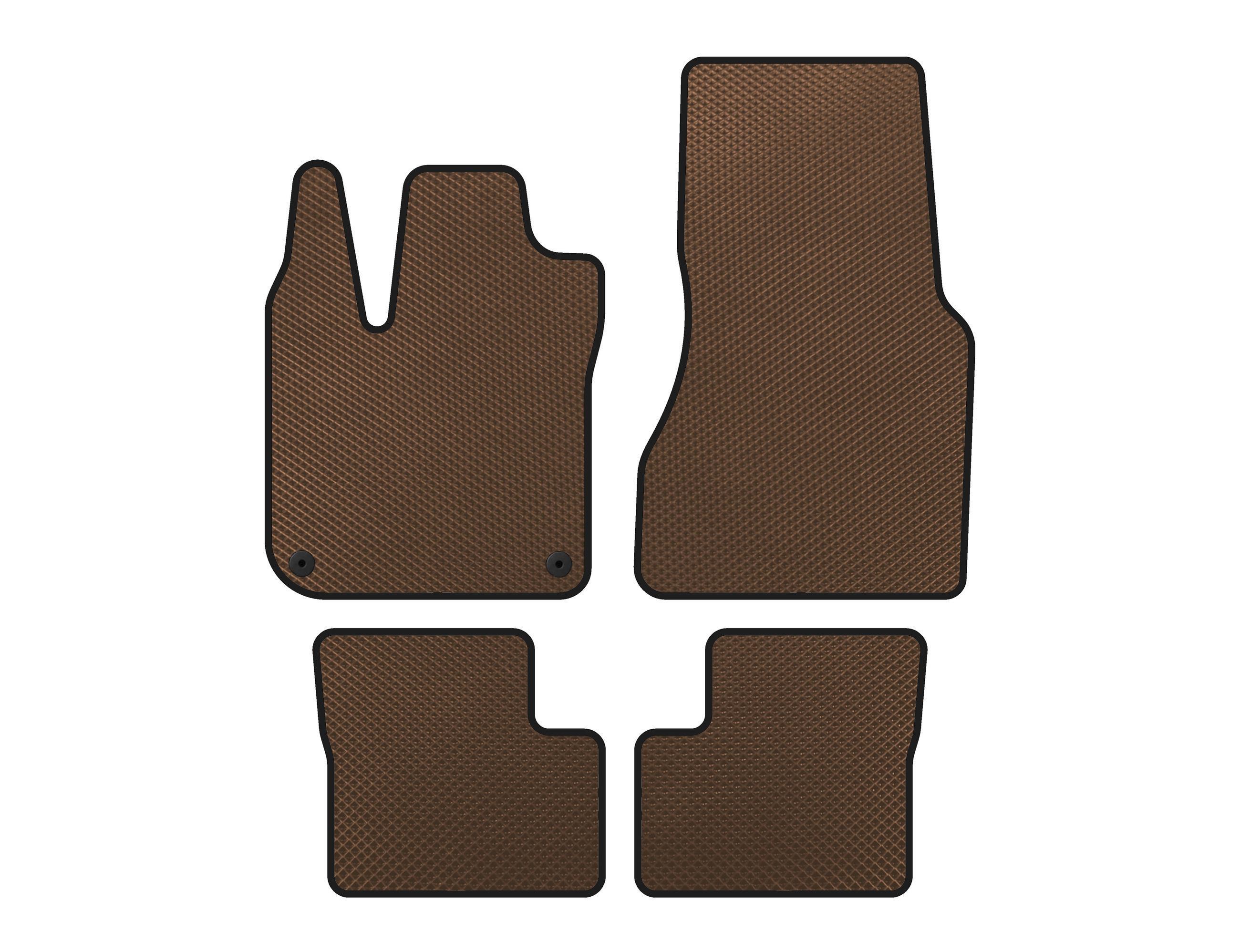 Коврики EVA Digital Designs для Smart 2014- гг. Коричневый (141803)