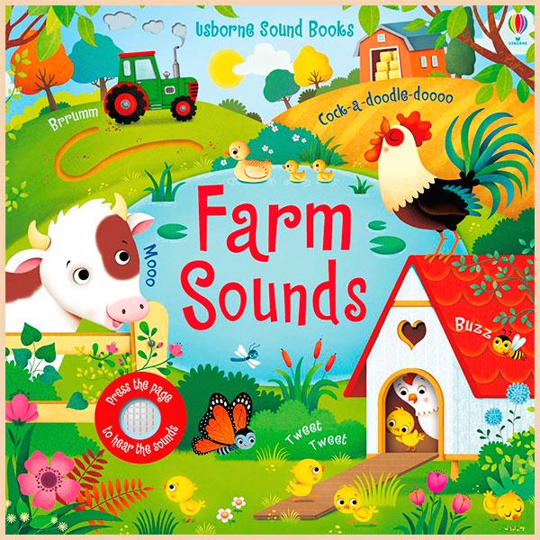 Книга Usborne "Farm Sounds" Sam Taplin (ISBN:9781474921213)