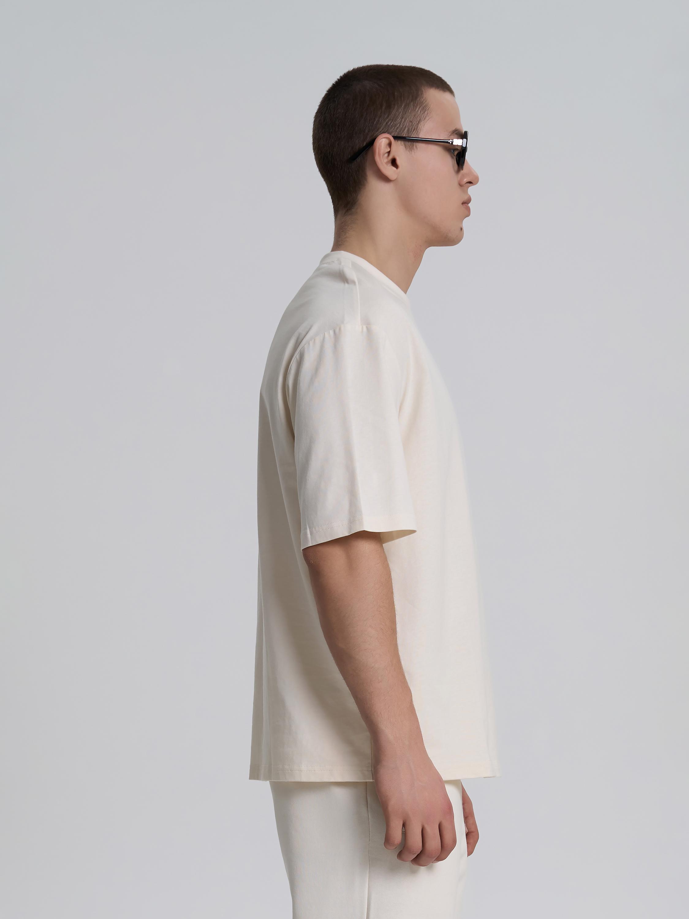 Футболка мужская ROZA 230926 L Светло-бежевый (4824005722417) - фото 4 Футболка мужская ROZA 230926 L Светло-бежевый (4824005722417) - фото 4