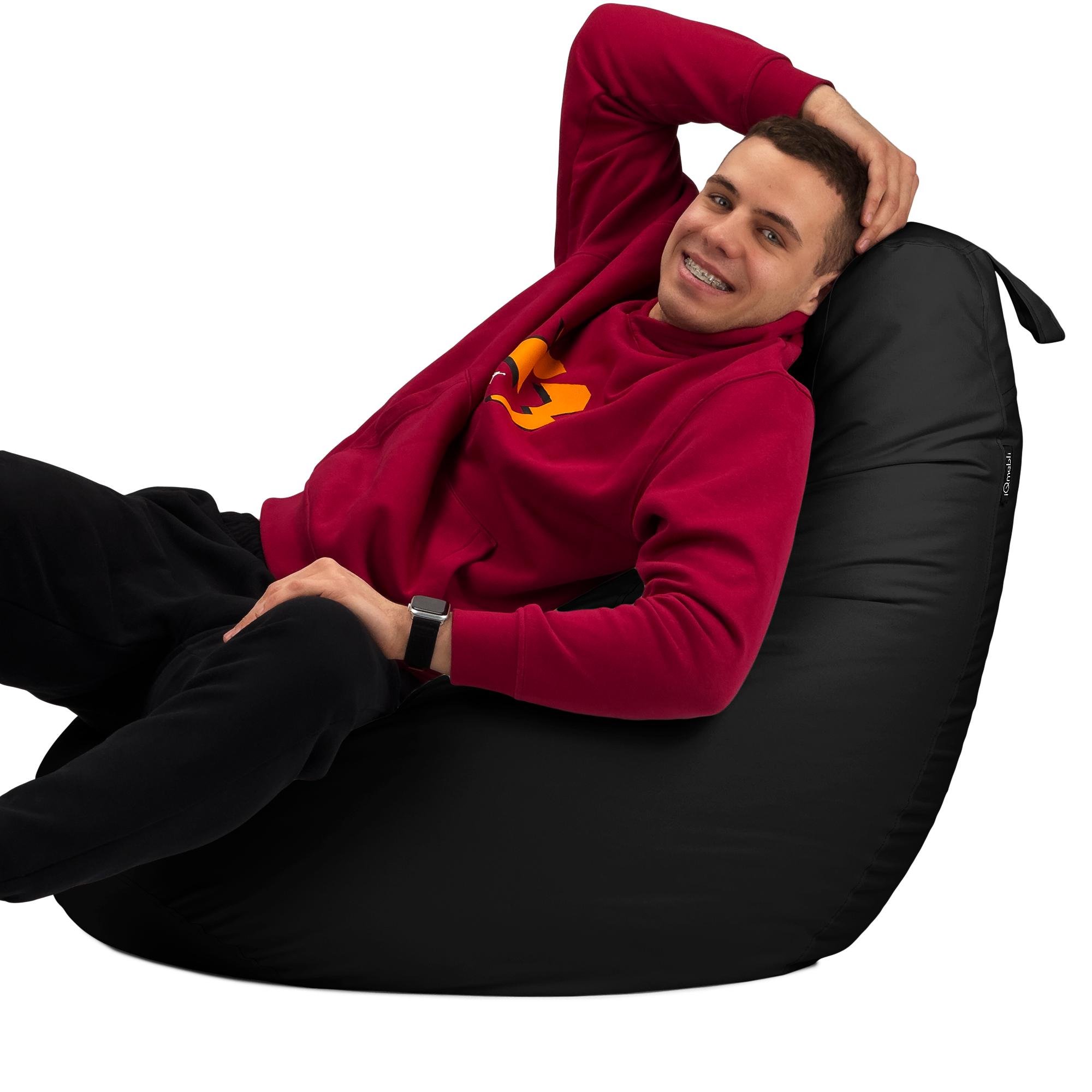 Кресло-мешок Студия Комфорта Груша оксфорд флекс 120х85 см Черный (901220) - фото 4 Кресло-мешок Студия Комфорта Груша оксфорд флекс 120х85 см Черный (901220) - фото 4