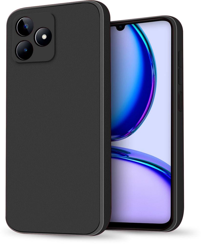 Силіконовий чохол HardCorner Realme C53 (з мікрофіброю) Black (34425-2B)