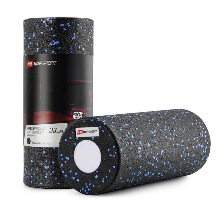 Ролик массажый Hop-Sport HS-P033DYG  3в1 EPP 33 см Черно-синий - фото 2