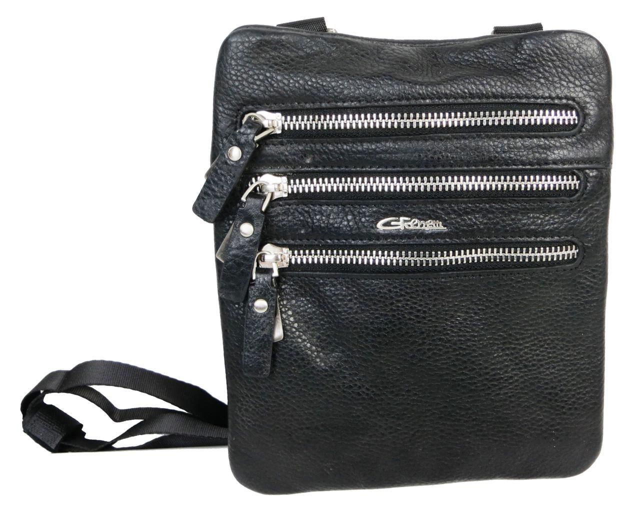 Сумка небольшая мужская Giorgio Ferretti B8766-39 кожаная Черный Сумка небольшая мужская Giorgio Ferretti B8766-39 кожаная Черный