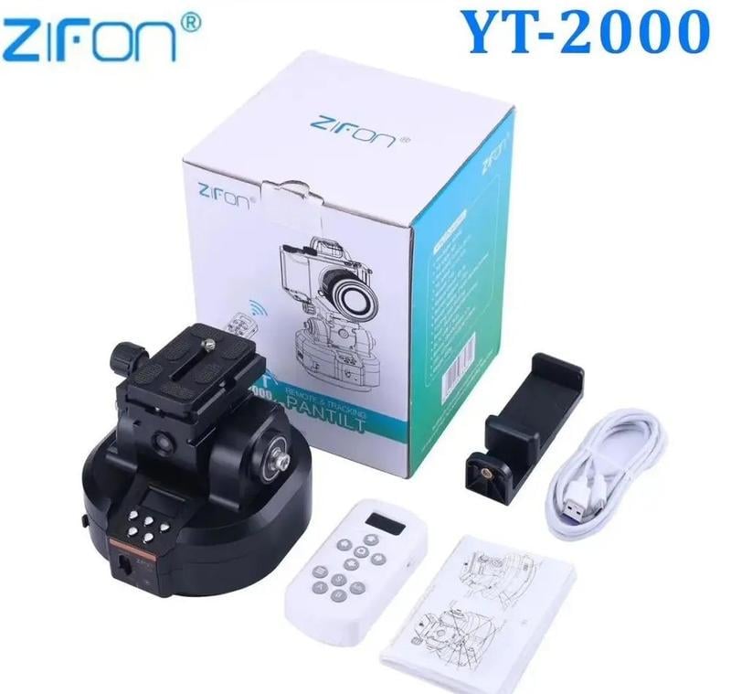 Штатив моторизований - головка з пультом керування zifon yt-2000 (28211858) - фото 3 Штатив моторизований - головка з пультом керування zifon yt-2000 (28211858) - фото 3