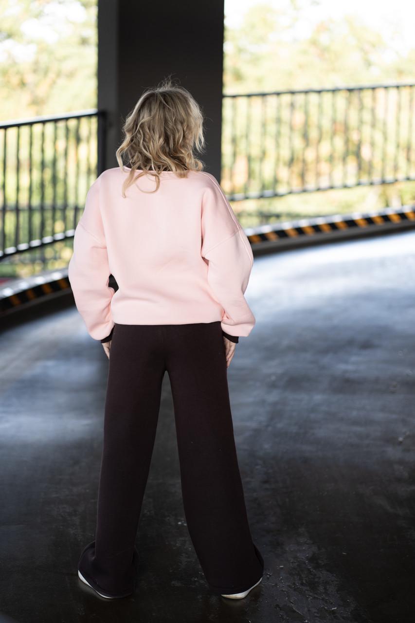 Костюм хлопковый на флисе Юля/Палаццо - фото 4 Костюм хлопковый на флисе Юля/Палаццо - фото 4