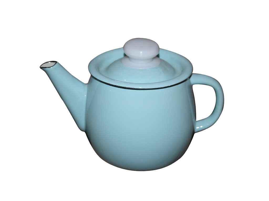 Чайник эмалированный Idilia 1 л Бирюзовый (I2707/4)