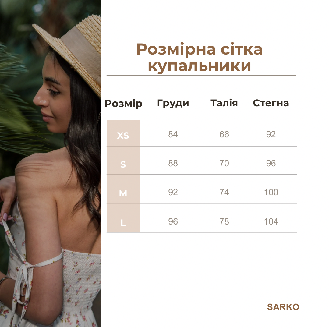 Туніка жіноча пляжна Sarko Фрея шифон з тропічним принтом M/L Біло-синій (00061) - фото 8 Туніка жіноча пляжна Sarko Фрея шифон з тропічним принтом M/L Біло-синій (00061) - фото 8