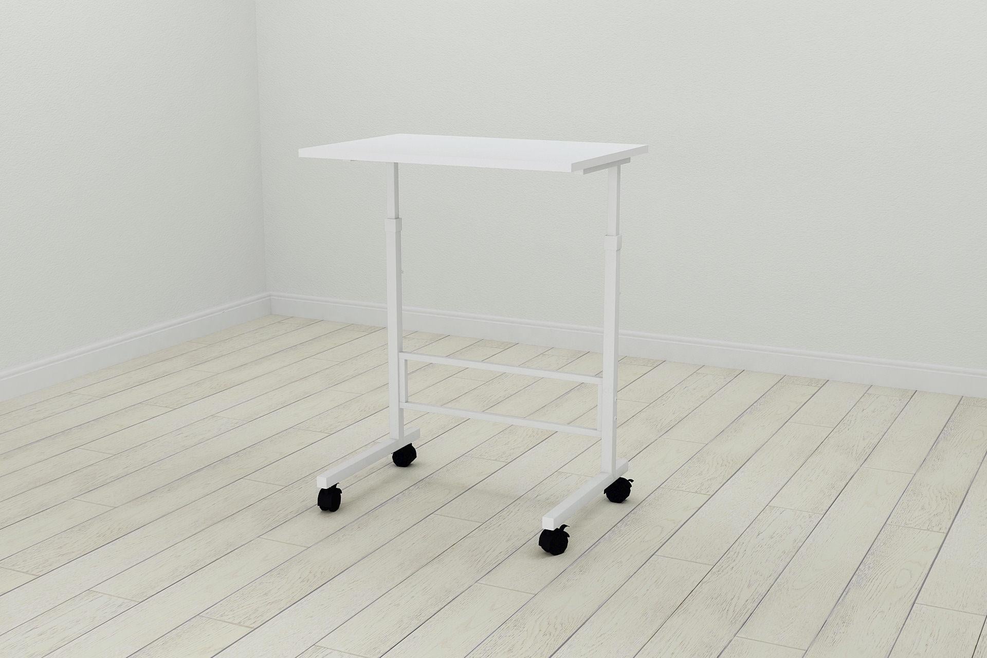 Приставной стол Ferrum-decor Амиго ДСП/металл 16 мм 62x60x40 см Белый/Белый (FRD-102533)