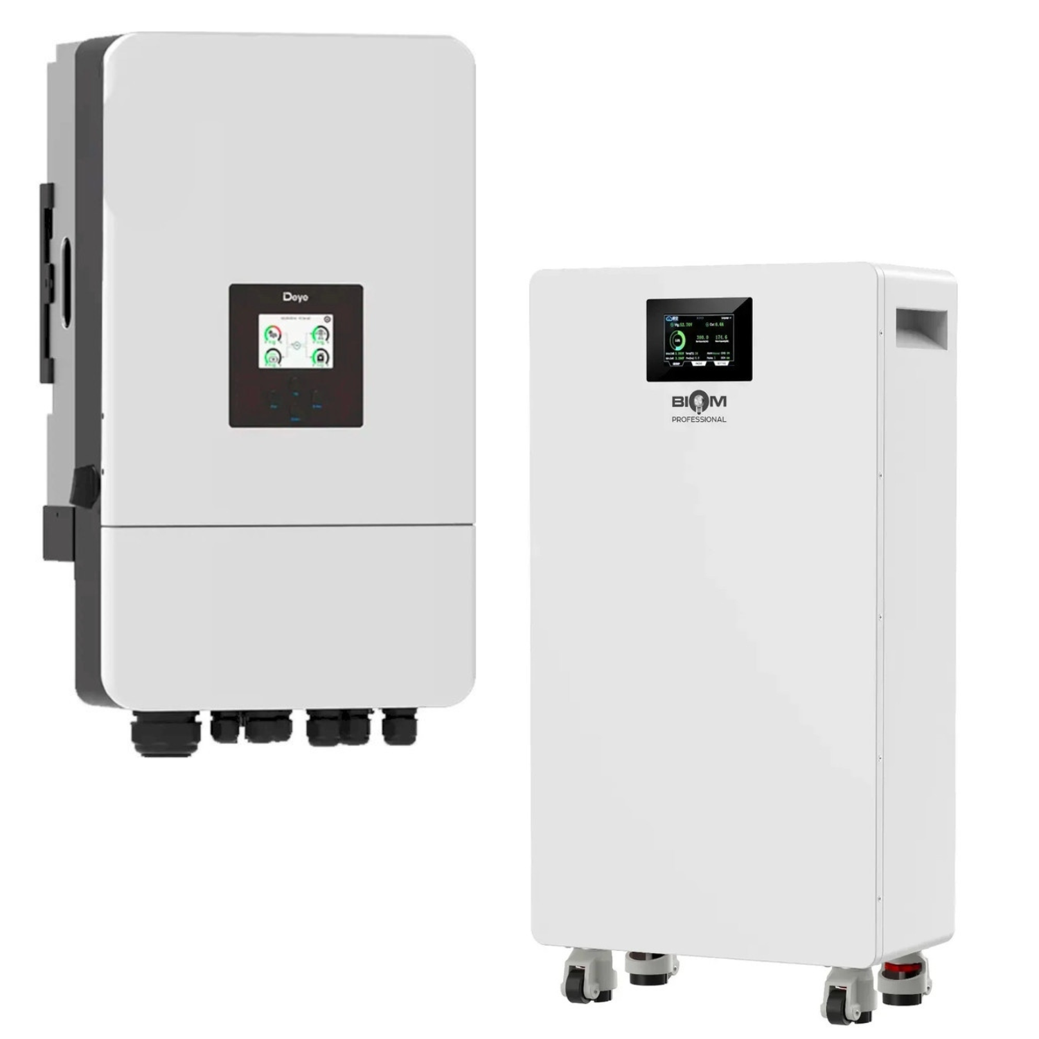 Комплект автономного энергоснабжения Deye SUN-10K-SG05LP3-EU 10 кВт 3-фазный и Biom BALFP-512314-V2 LiFePO4 16 кВт·ч (36944063) Комплект автономного энергоснабжения Deye SUN-10K-SG05LP3-EU 10 кВт 3-фазный и Biom BALFP-512314-V2 LiFePO4 16 кВт·ч (36944063)