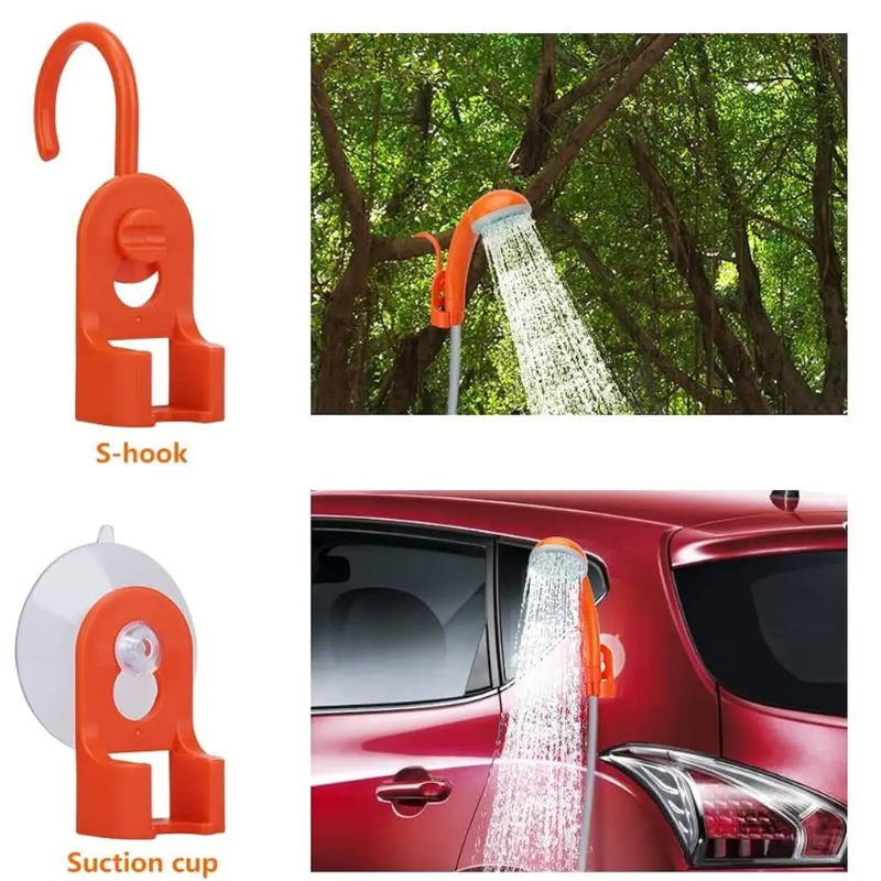 Душ портативный для кемпинга с аккумулятором с насосом и выносным выключателем 2200 мАч (2669551149) - фото 8