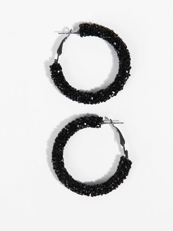 Жіночі сережки Parfois 161323 ONE Чорний