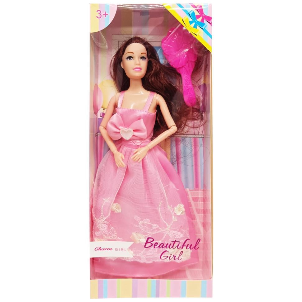 Лялька Beautiful Girl D200-216 в святковій сукні Pink (2990390237)