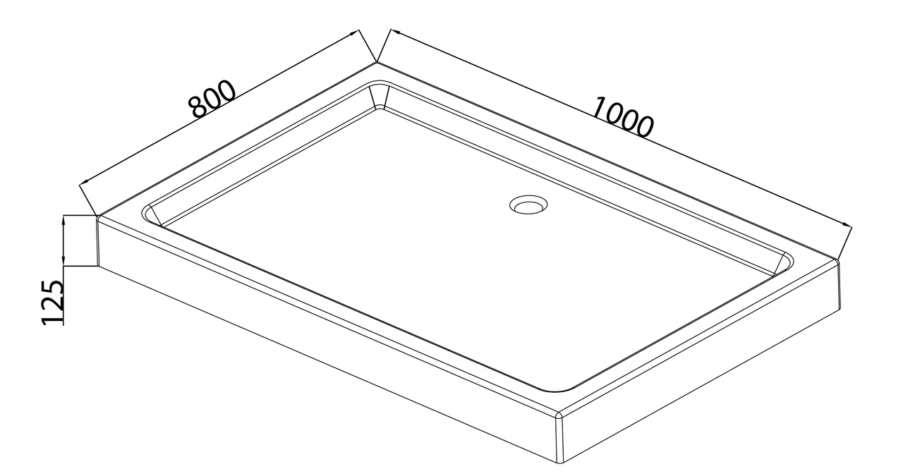 Душевой поддон с сифоном MIXXUS HARD ST01 слив 52 мм 100x80x13 см (MI6918) - фото 2 Душевой поддон с сифоном MIXXUS HARD ST01 слив 52 мм 100x80x13 см (MI6918) - фото 2