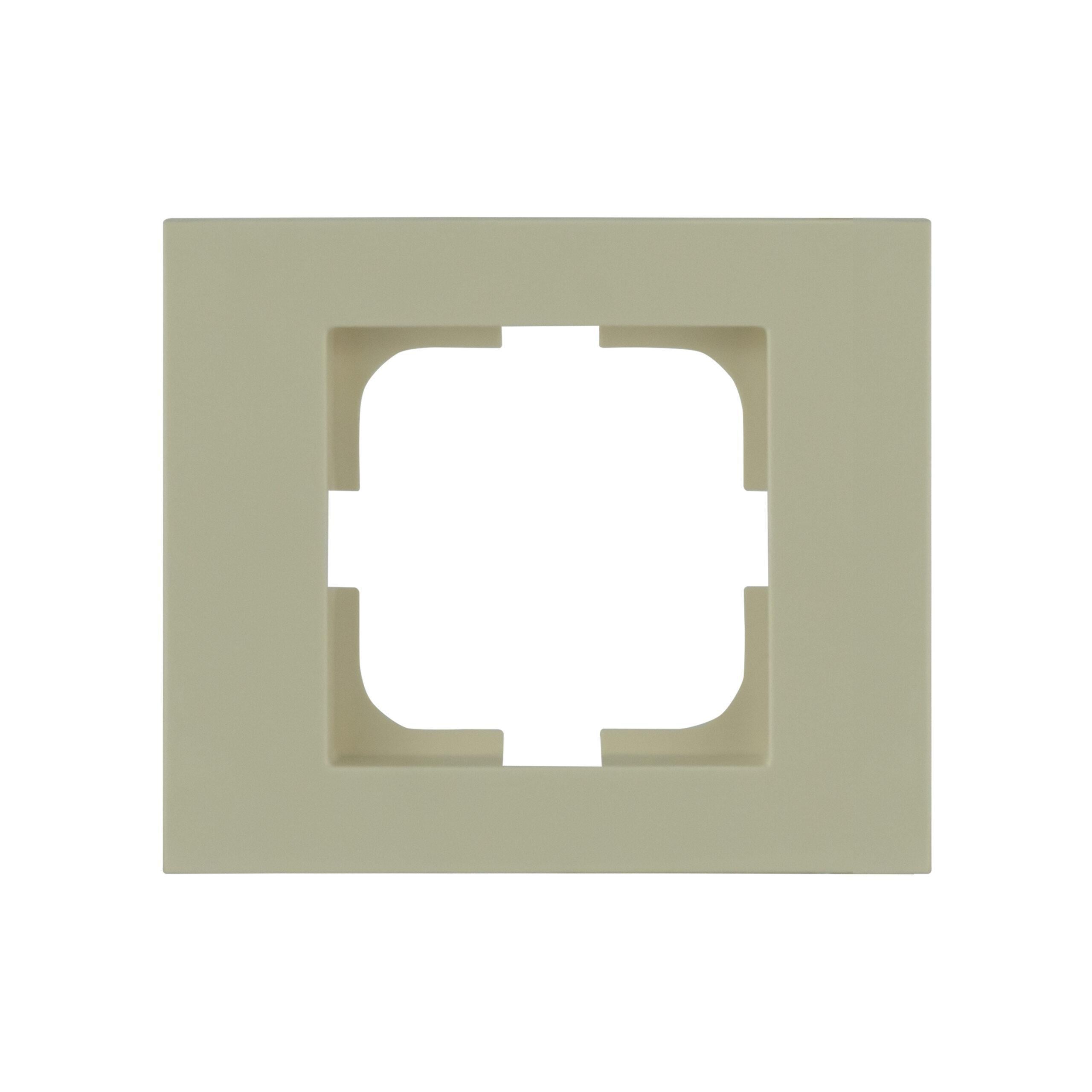 Рамка одноместная Ovivo Grano Кремовой (00000018624)