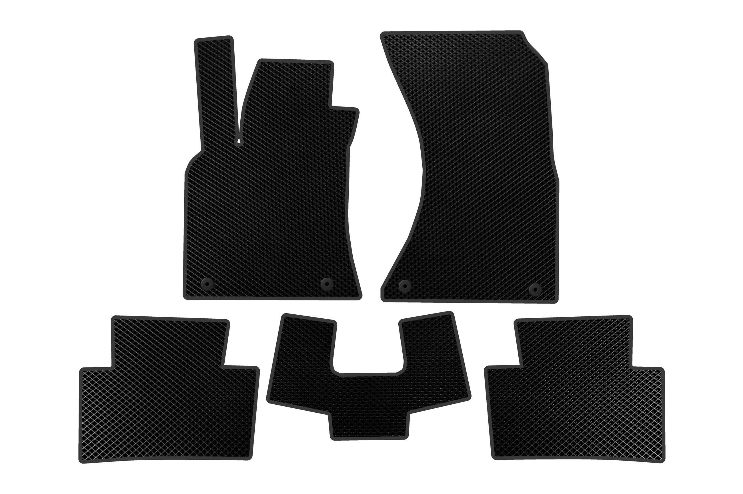 Коврики в автомобиль Digital Designs 2019-2024 для Porsche Macan 2014-2024 гг. этилвинилацетат Черный (183437)