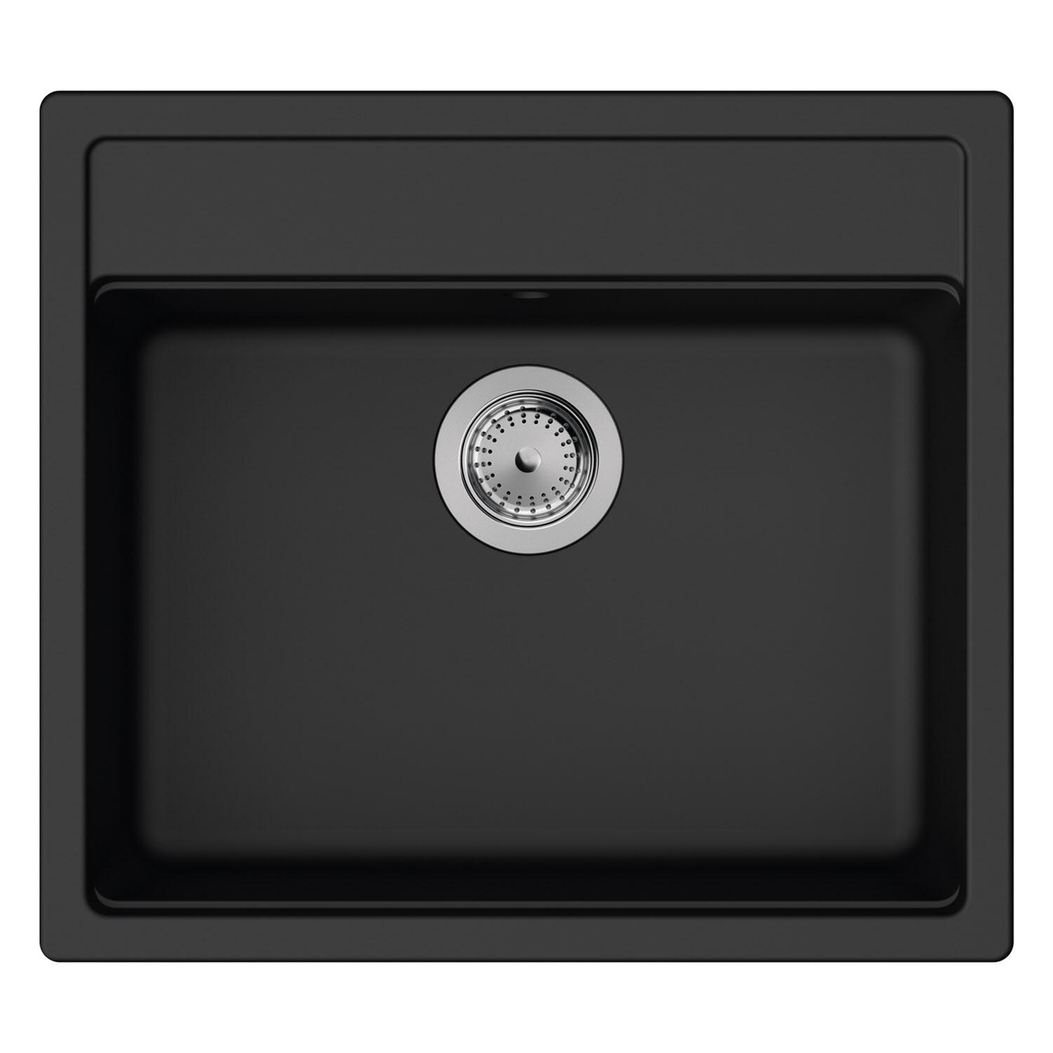 Мойка кухонная Hansgrohe 43359170 гранитная прямоугольная 570x510 мм Графитовый (25965568)