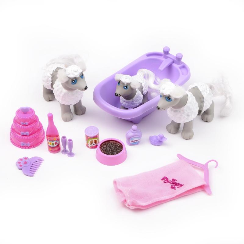 Игровой набор Фигурки щенков в ванной (IE44D)