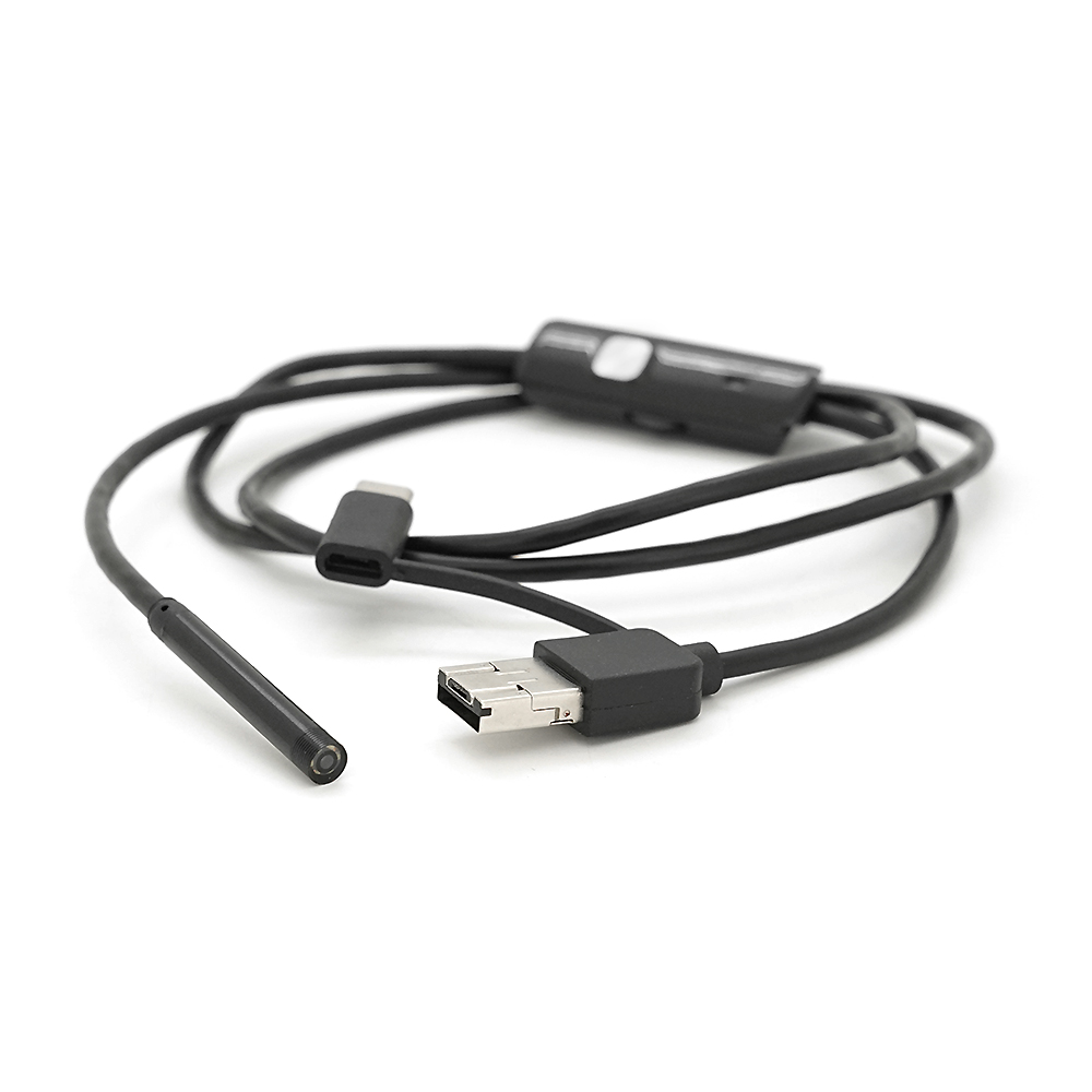Ендоскоп 3 in 1 TYPE-C/MicroUSB/PC HD м'який 1 м (YUT_V3233)