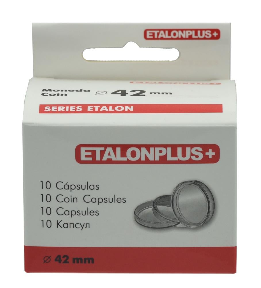 Капсули Etalonplus для монет 42мм 10 шт. (А16754)