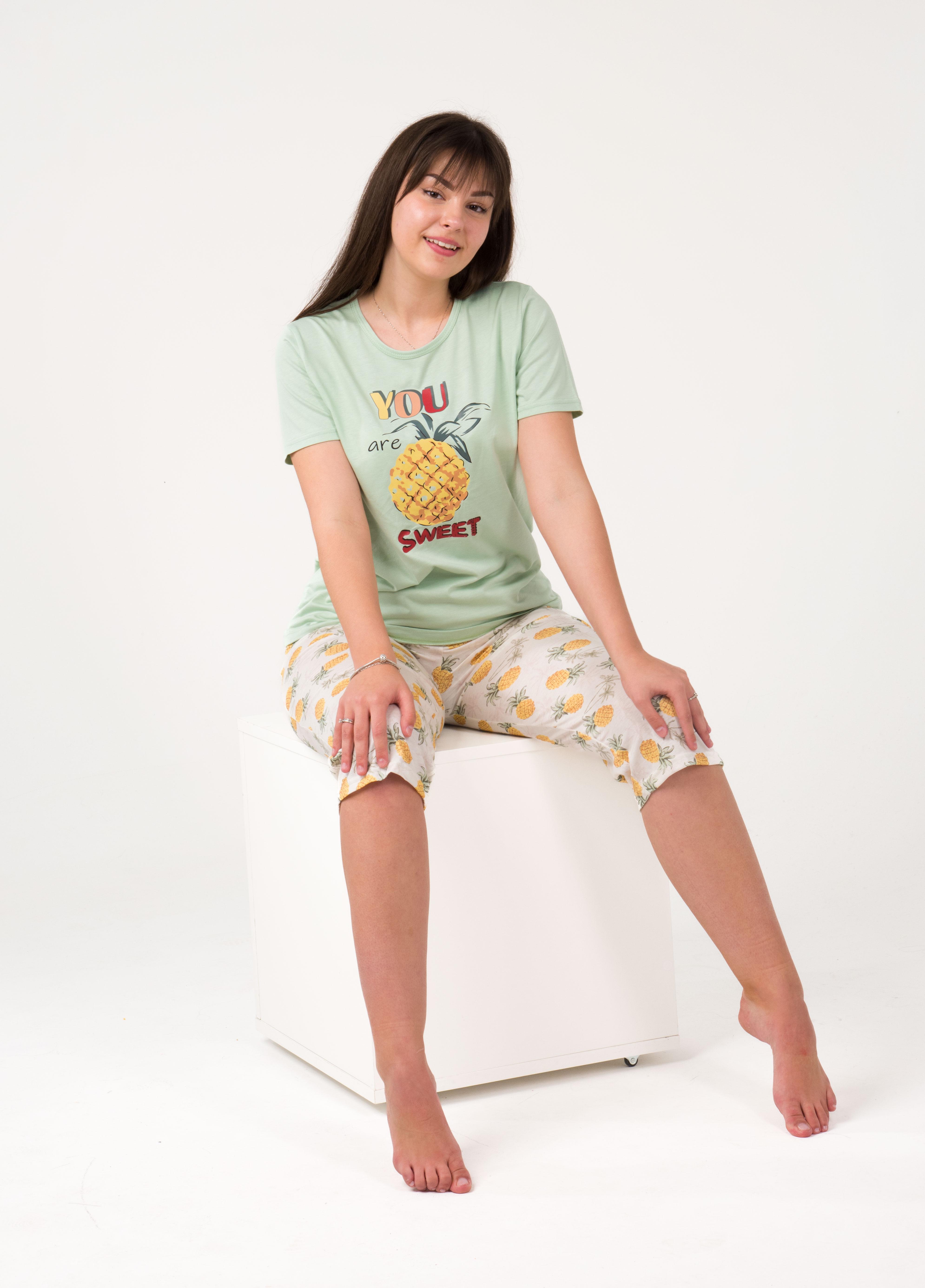 Піжама жіноча Наталюкс M Зелений (4426324339231) - фото 3 Піжама жіноча Наталюкс M Зелений (4426324339231) - фото 3