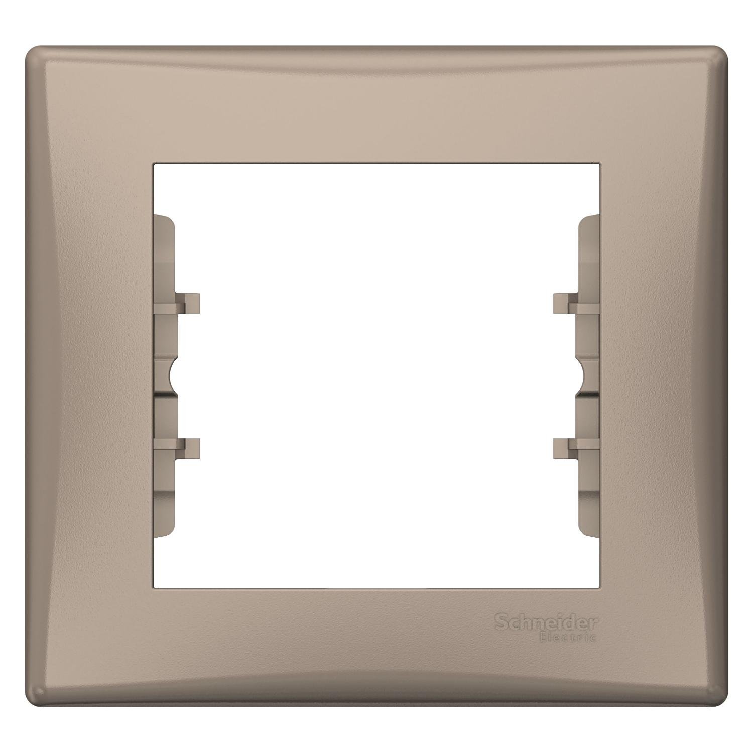 Рамка для розетки Schneider Electric SDN5800168 одинарная Титановый (69413)