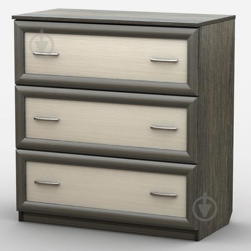 Комод Тиса Мебель АКМ-3/1 Венге/Дуб молочный