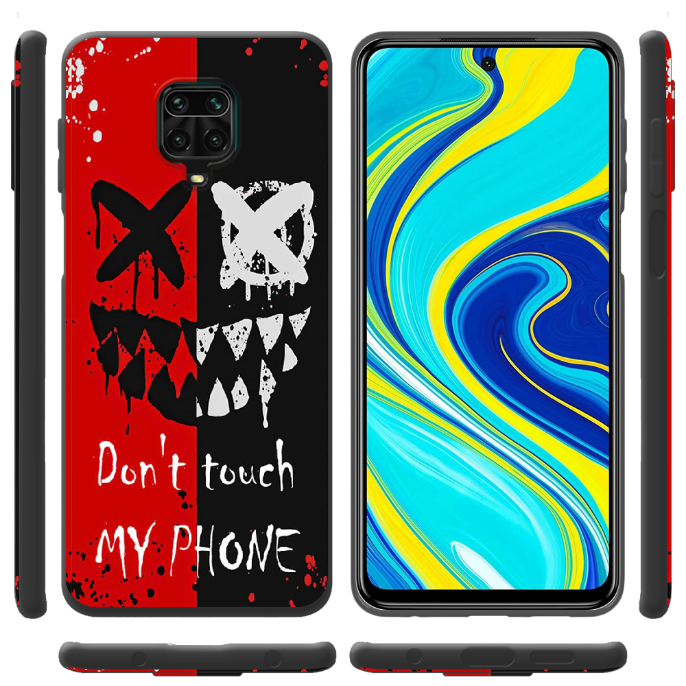 Чохол Boxface Xiaomi Redmi Note 9S Bad Smile Чорний силікон (39475-up2468-39914) - фото 2