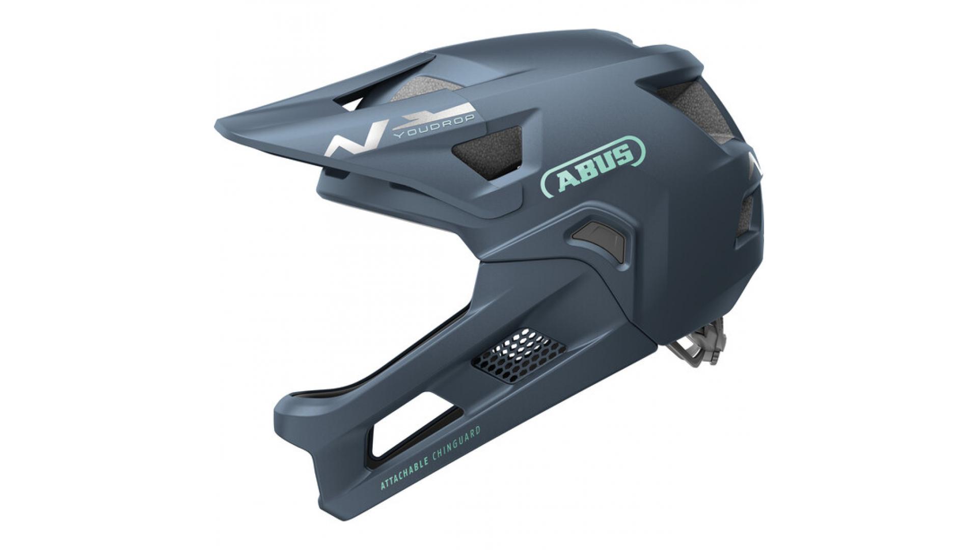 Велосипедний дитячий шолом ABUS YOUDROP FF S 48-55 Midnight Blue (034206)