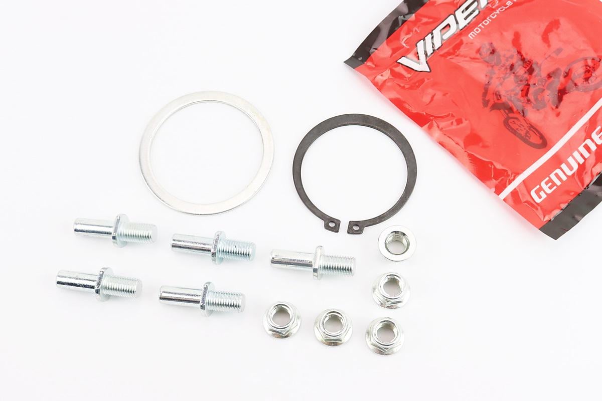 Болт кріплення зірки задньої з шайбами та гайками комплект 12 дет. до мотоцикла Viper-Zongshen V200F2/V250F2