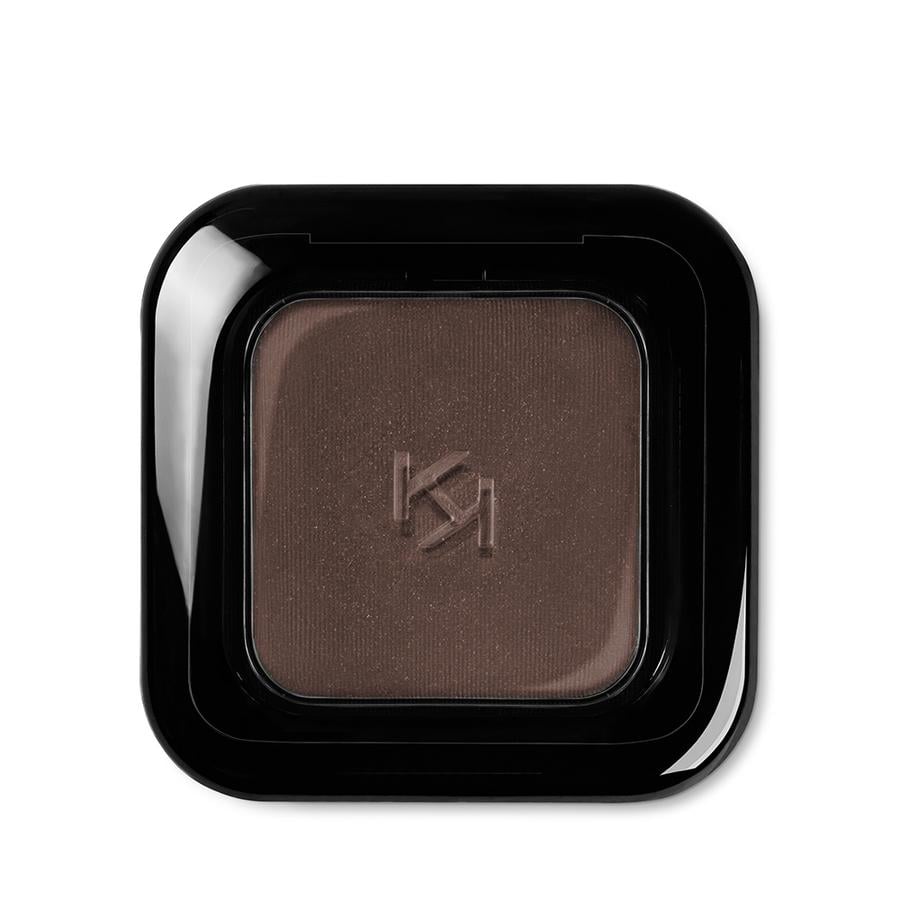 Тени для век High Pigment Wet And Dry Eyeshadow Kiko Milano №09 черный атласный шоколад