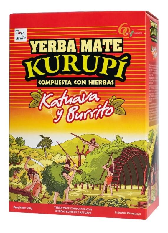 Чай Йерба мате Kurupi Katuava y Burrito 500 г