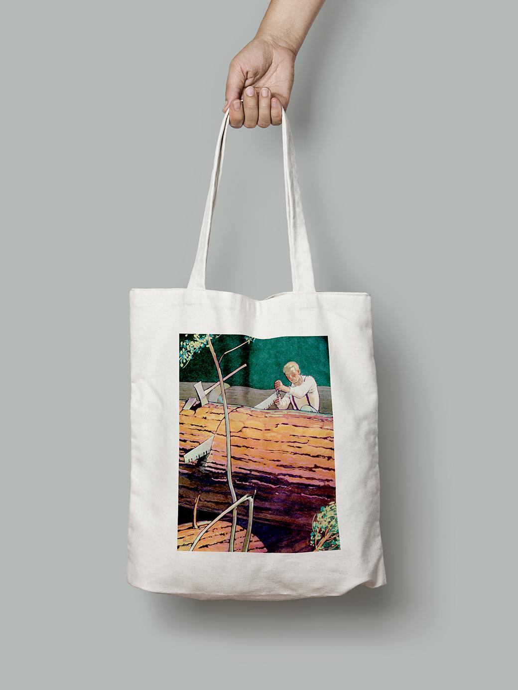 Эко-сумка Лесоруб шопер (FA08076_Bag)