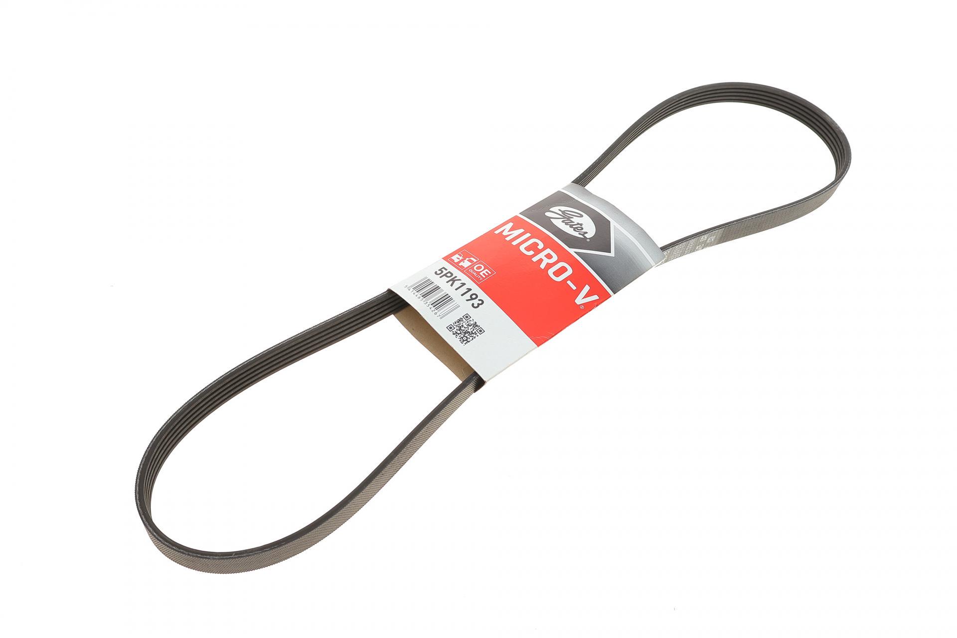 Ремень генератора GATES Fiat Palio 1.2 97-/Land Rover Freelander 1.8i 98-06 (5PK1193)