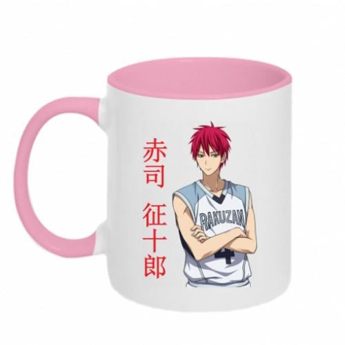 Кружка двухцветная Akashi Seijuro 320 мл Белый с розовым (15172063-47-190452)