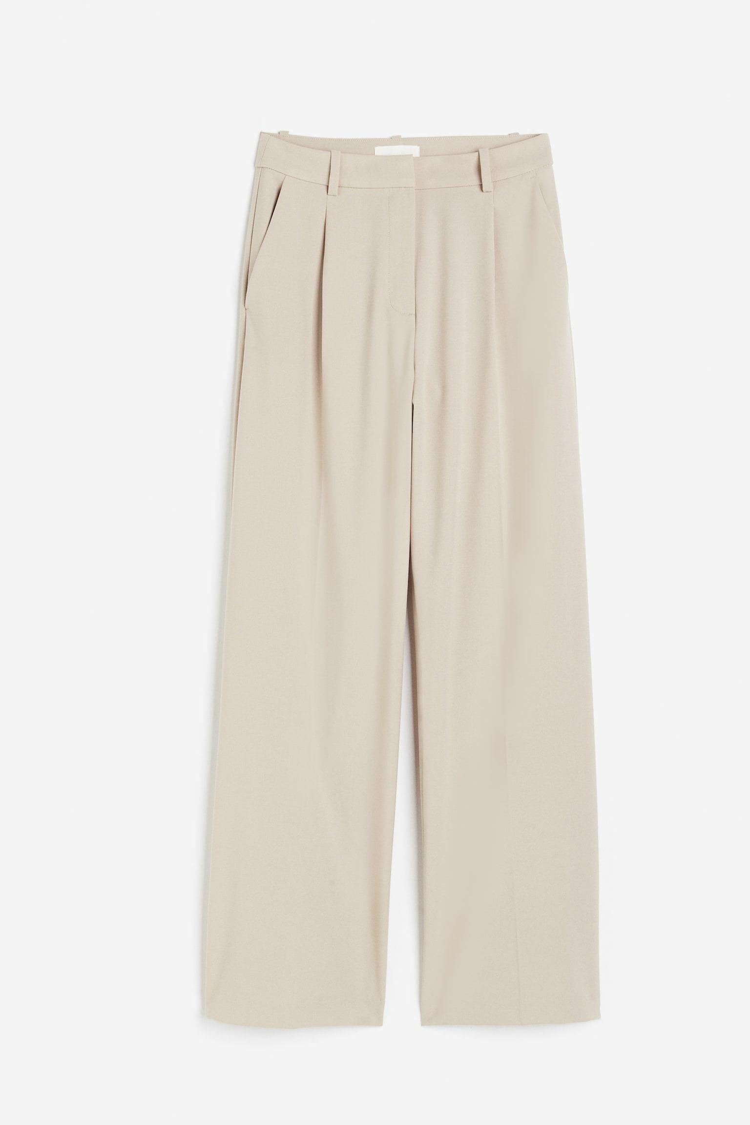 Штани H&M р. 46 Світло-бежевий (X14011176512)