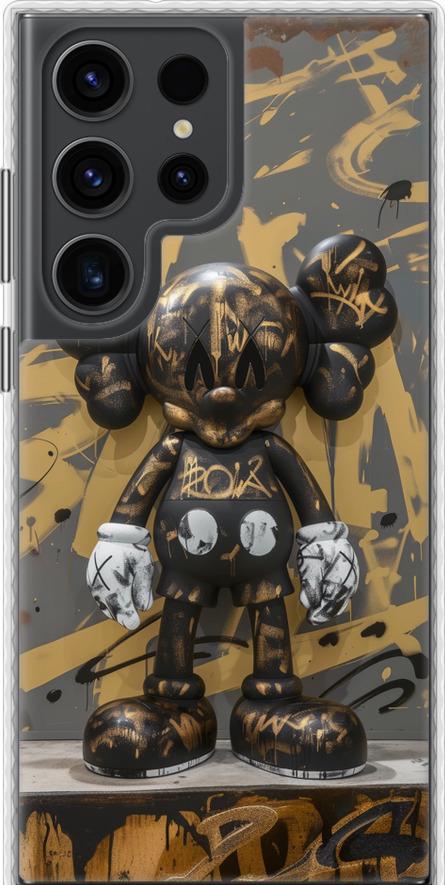 Чехол на Samsung Galaxy S23 Ultra Bronze kaws (6097pc-2906-42517)
