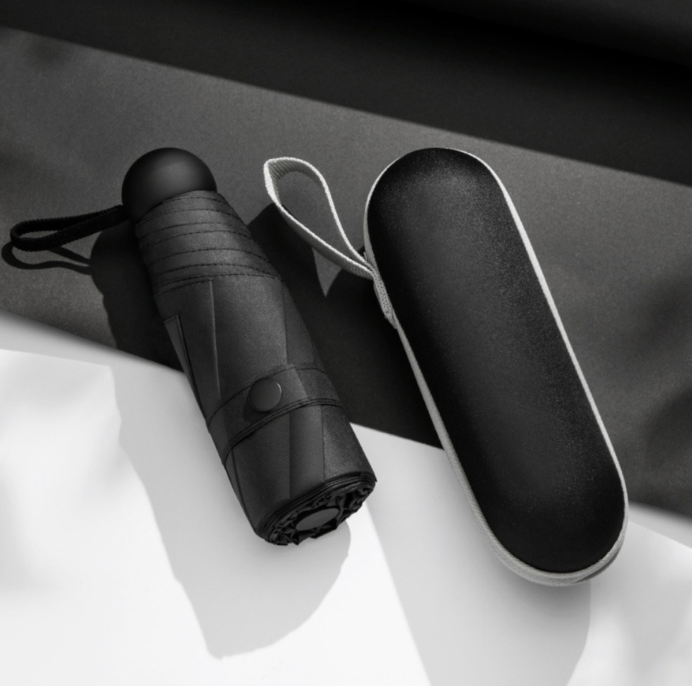 Парасоля складна 5498 95 см Чорний (4228332)