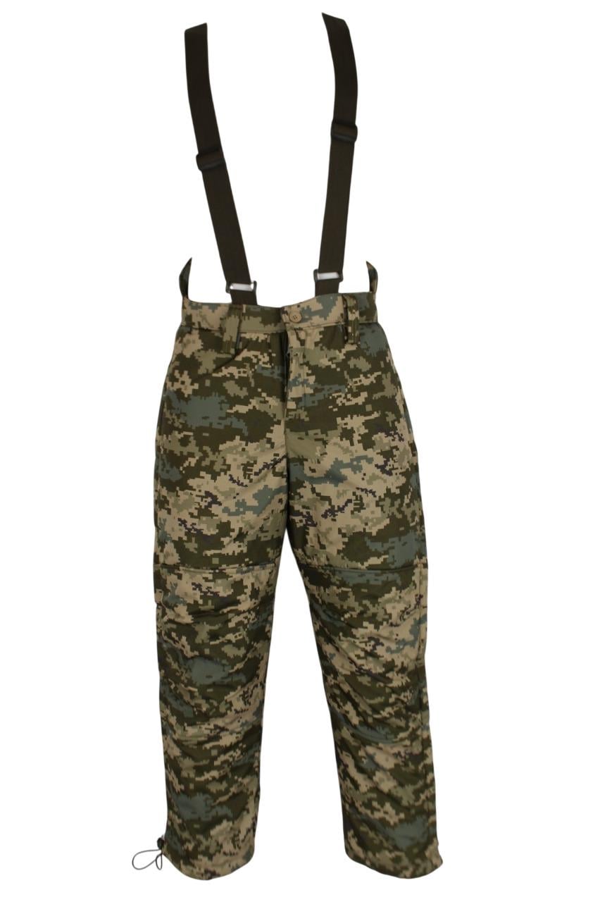 Брюки Man Tac зимние с подтяжками S Пиксель (26122S)
