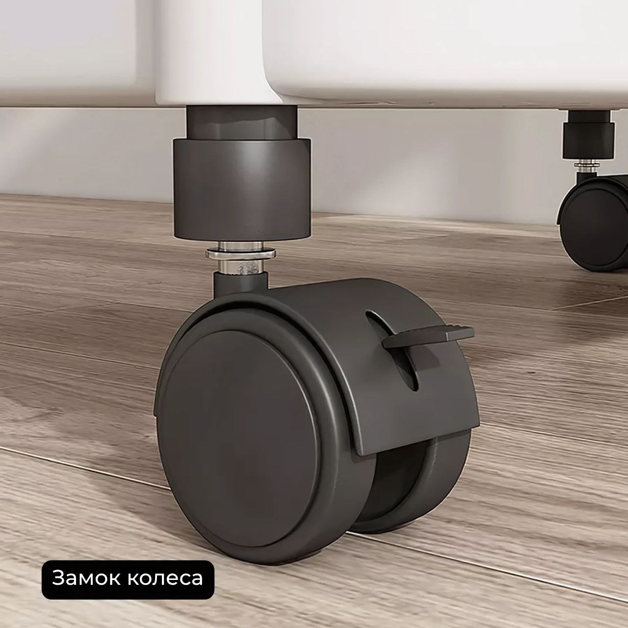 Етажерка на коліщатках універсальна 360° 4 яруси 21,5х32,5х97 см Білий (5313121155) - фото 8 Етажерка на коліщатках універсальна 360° 4 яруси 21,5х32,5х97 см Білий (5313121155) - фото 8