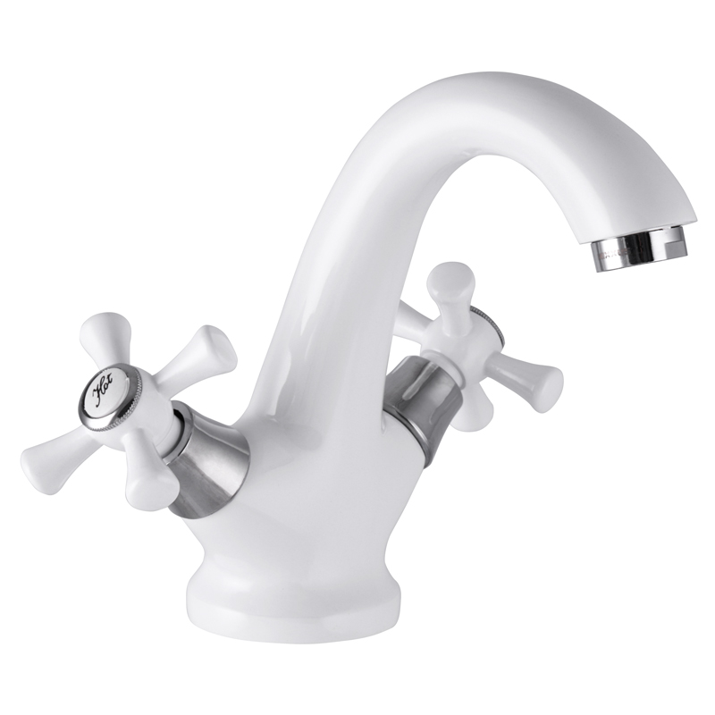 Смеситель для умывальника MIXXUS OMEGA 161 Белый (MI2765)