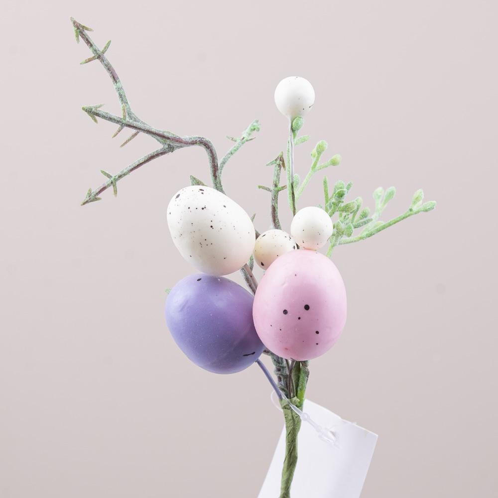 Ветвь пасхальная мини с яйцом (8400)