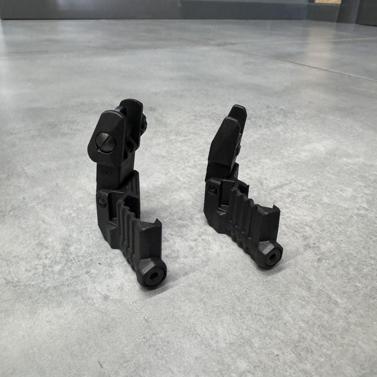 Мушка и целик DLG Tactical DLG-185 45° высокие складные на планку Picatinny (245541) - фото 4 Мушка и целик DLG Tactical DLG-185 45° высокие складные на планку Picatinny (245541) - фото 4