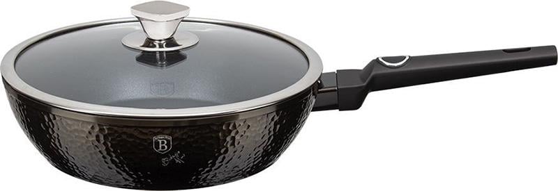 Сковорода-сотейник Berlinger Haus Primal-Gloss Ø 24 см с титановым покрытием с крышкой (BH-6574) - фото 2