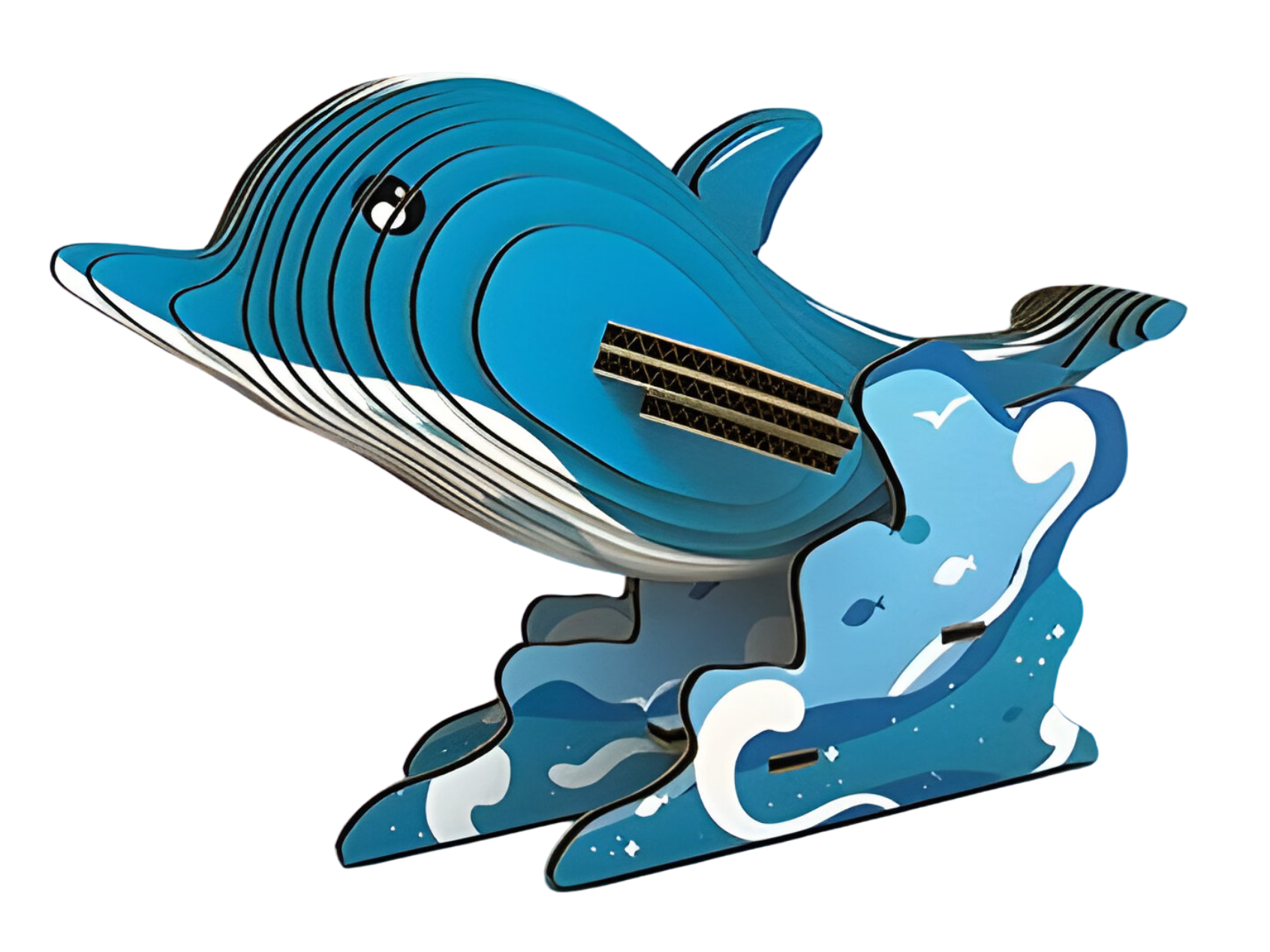 Конструктор 3D-пазл картонний Дельфін (Zx-159)