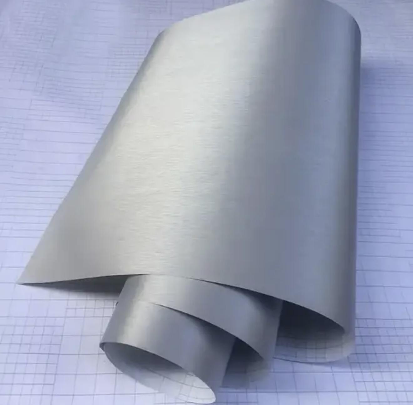 Плівка шліфований алюміній 100x152 см Світло-сірий (2596239231) - фото 4