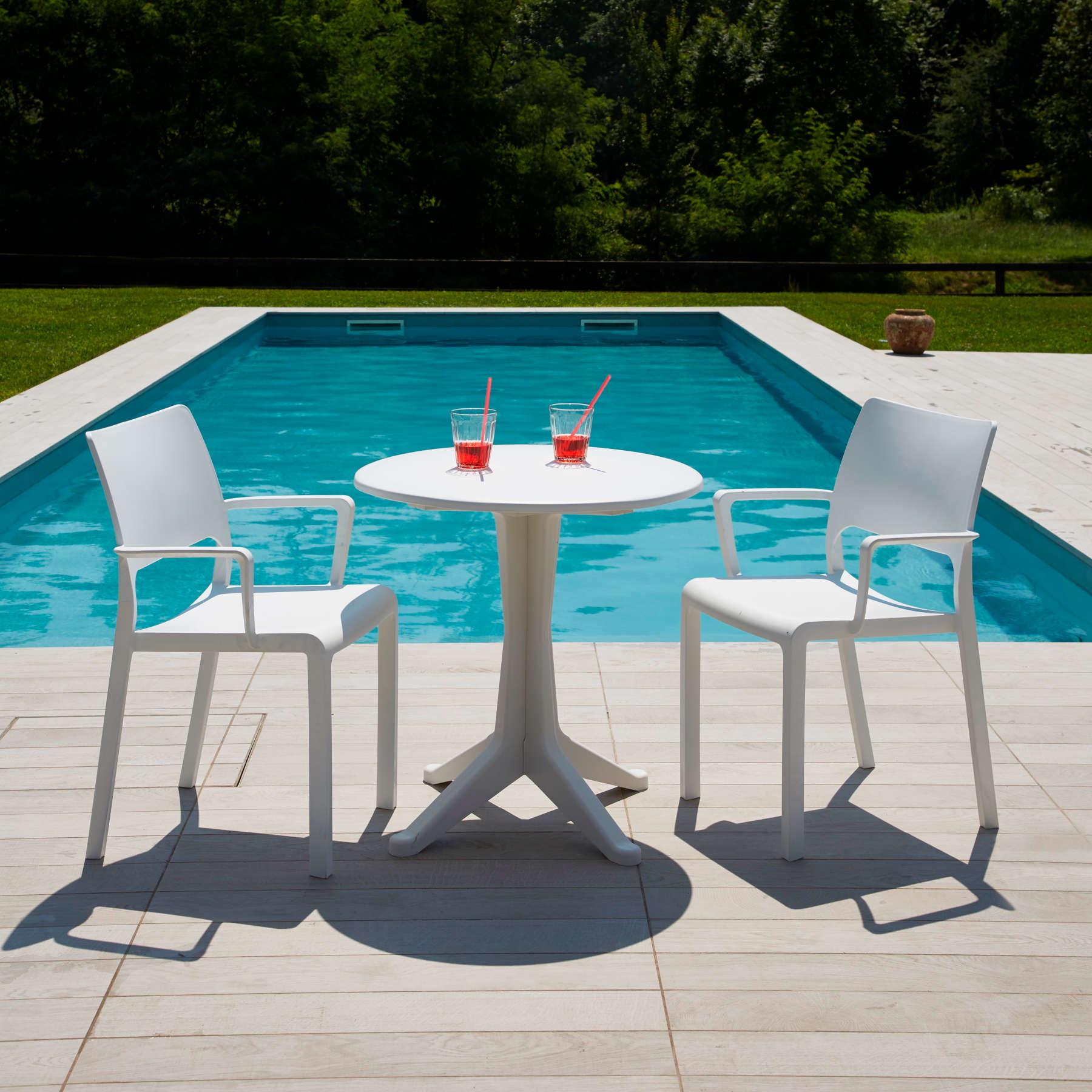 Стол ProGarden LEVANTE D70x72 см Белый (3497) - фото 2 Стол ProGarden LEVANTE D70x72 см Белый (3497) - фото 2