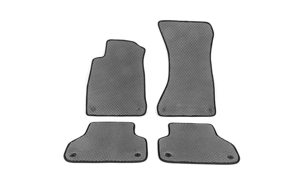 Автоковрики Digital Designs Audi A4 B9 2015- 4 шт. Серый (1831927531)