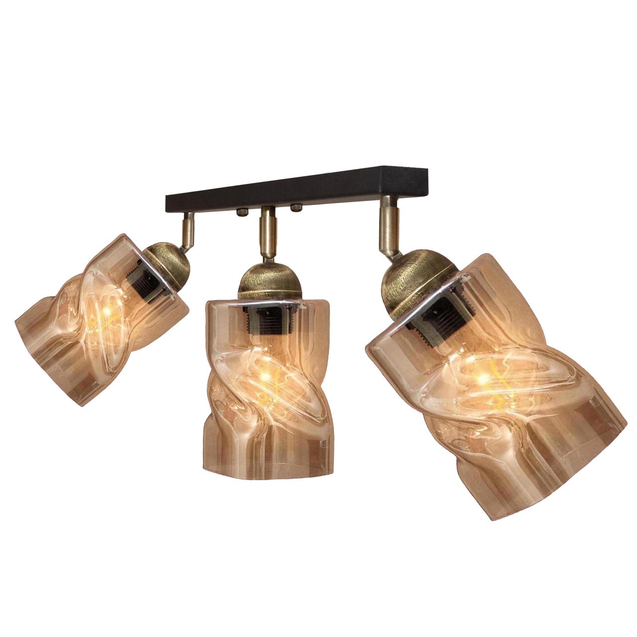 Светильник потолочный MSK ELECTRIC Tornado PL 202415-3 BK 450х40 мм (619291)