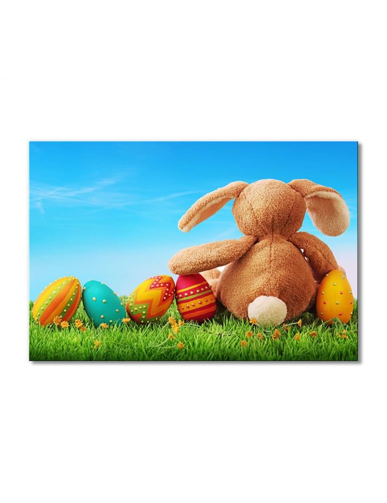 Картина модульная Пасхальный зайчик 1 модуль 30х45 см