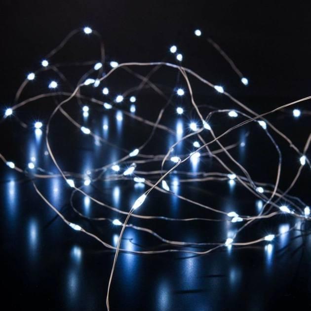 Гірлянда на батарейках Роса 5 м Білий (1056) - фото 6 Гірлянда на батарейках Роса 5 м Білий (1056) - фото 6